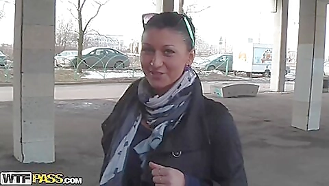 Two hot teens and a guy in a public park outdoor threesome