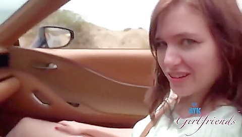 Brunette girl does foot fetish in POV in amateur sex clip