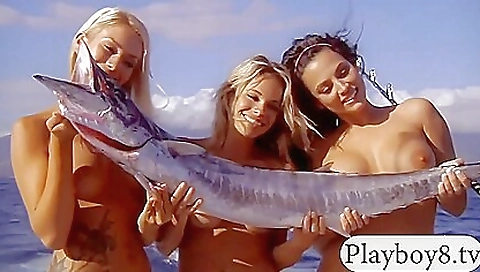 Badass Hotties Frisky Fishing And Driving Tanks While N