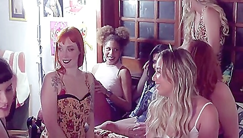 Truth Or Dare Game Leads To Lesbian Orgy With Dildo Anal Masturbation