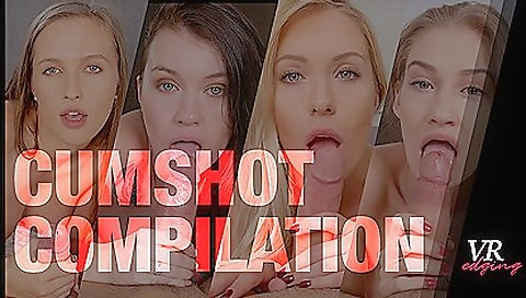Compilation with hot cumshots from different pornstars