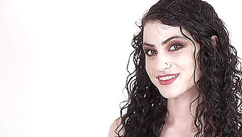 Sexy brunette 18+ is doing a wild blowjob in her vr porn movie