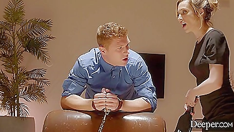 Ebony milfs and blonde babes getting fucked by two guys