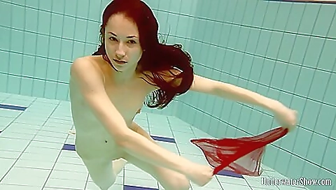 Swimming Goggles Babe Vera Brass And Janka In The Pool