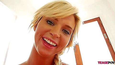 A sexy blonde gets her pussy filled up with a big hard cock