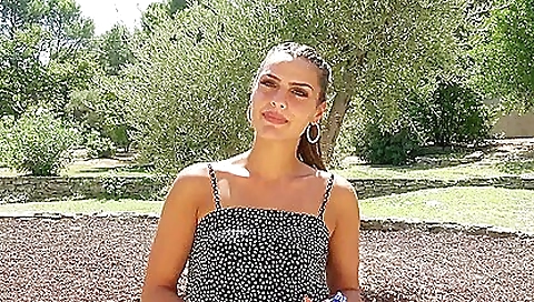 Brunette beauty with a beautiful face gets fucked and fucked again