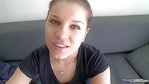 Redheads tight cunt gets fingered by her boyfriend