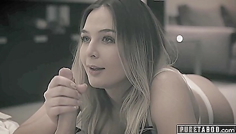 Stepbrother is having a fantastic handjob with his stepmoth