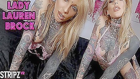 Teenie with a tattooed pussy is doing hardcore solo sex