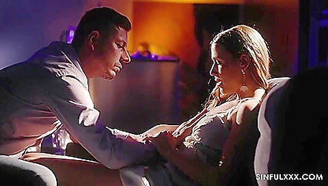 Amazing blonde milf with a big cock is having a great day