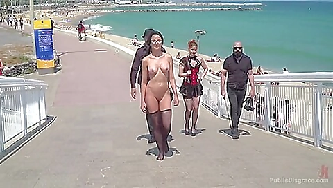 Busty pornstar fucked in her mouth and pussy in group sex