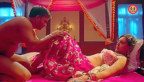 Hot brunette teen is on the bed and getting fucked