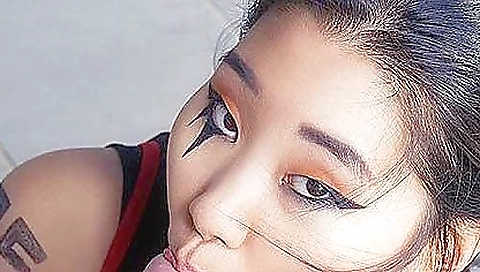 Asian girl in cosplay with a nice face and nice body