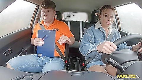 Blonde milf fucked in her own house with a big cock