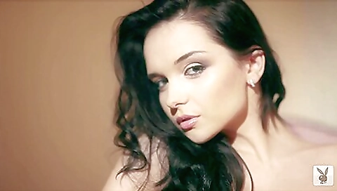 Sexy teen 18+ shows off her big tits and sexy body