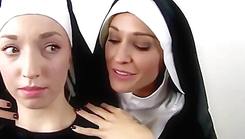 Exotic blonde and brunette lesbian porn compilation