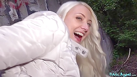 Big booty blonde in a black dress getting her pussy fucked