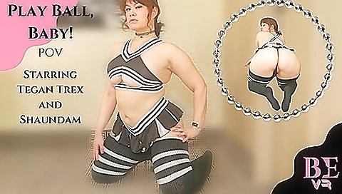 Horny babe with big tits sucking a hard cock in porn