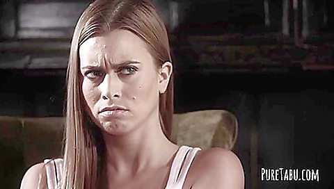 Busty milf with a round booty is with her teenie in a threesome