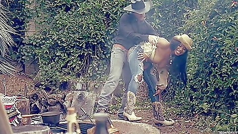 Blonde girl is fingering her pussy and getting creampied